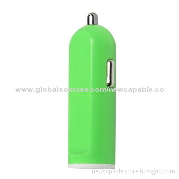 Car Charger with 12-24V DC Inputs, 5V DC, 2.1A Output